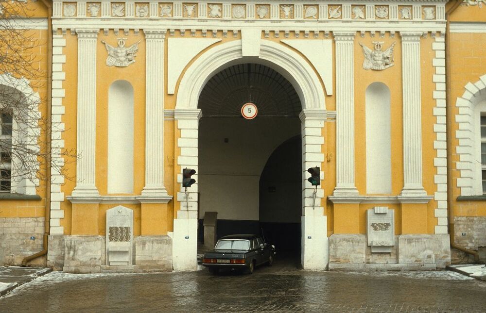 Автотранспортная Москва в марте 1984 года