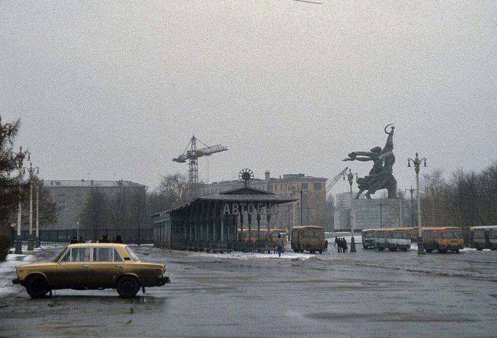 Автотранспортная Москва в марте 1984 года