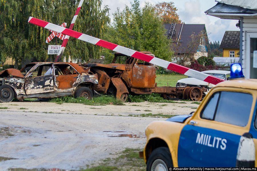 Самодельный музей старой техники в Эстонии