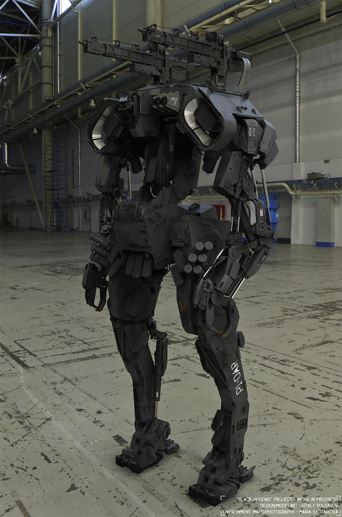 "Black Phoenix является вымышленной военной корпорацией, которая производит роботов в не столь отдаленном будущем.