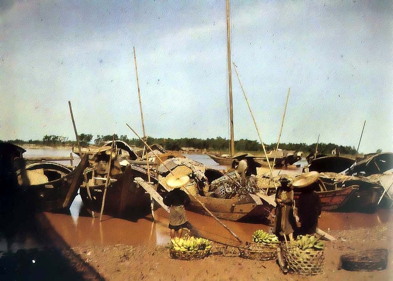 Цветные фотографии Вьетнама 1915 года 
