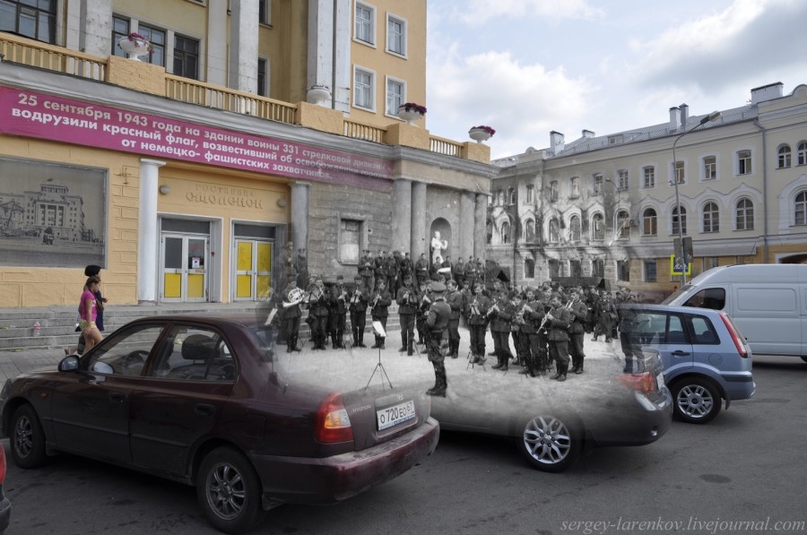Смоленск в годы Второй мировой войны и сейчас