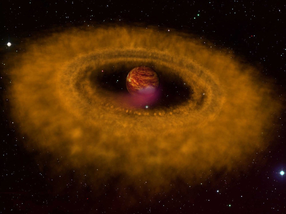 Ученые нашли удивительную "планетозвезду"-изгоя в созвездии Водолея.
