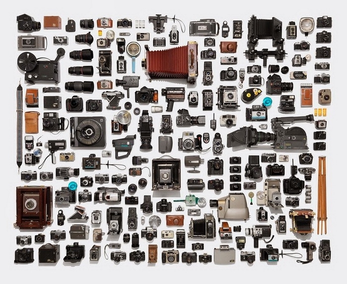 Коллекции однотипных устройств и предметов на фотографиях Джима Голдена