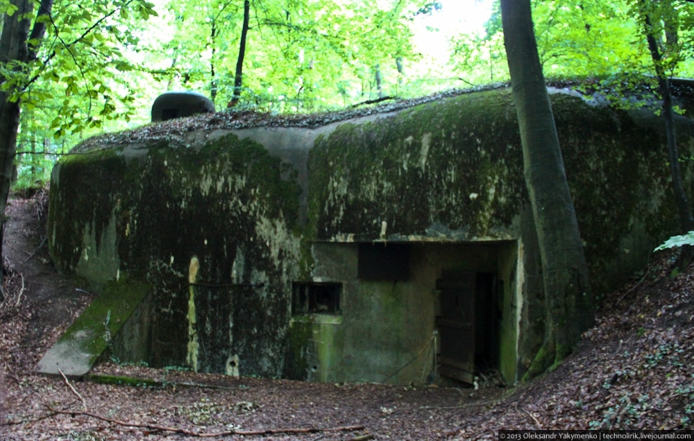 Подземный бункер в лесах Лотарингии