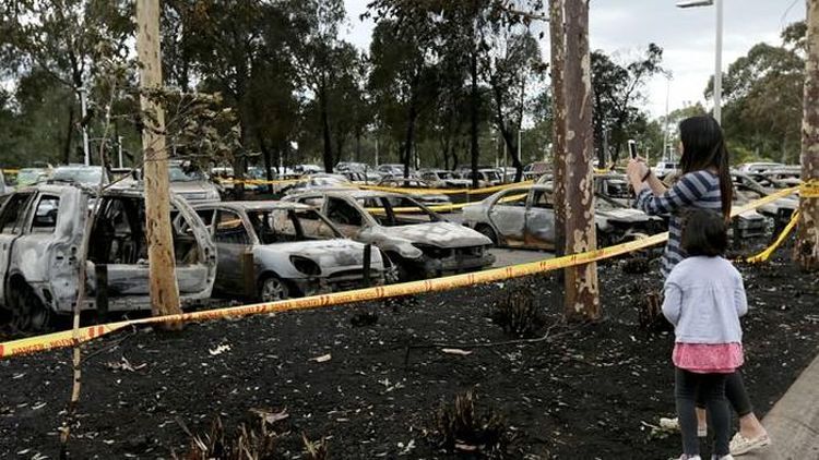 В Австралии сгорело 47 автомобилей