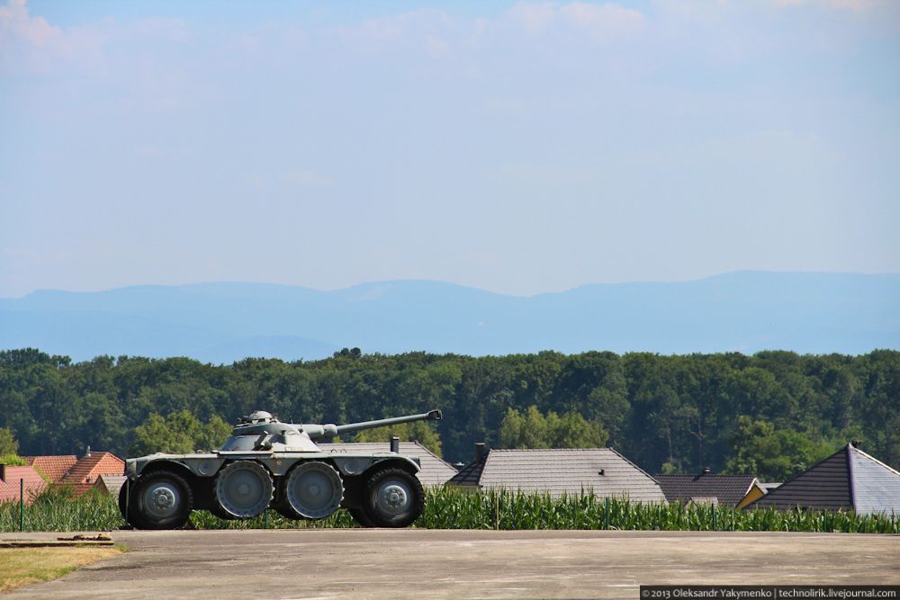 Военный музей de l'Abri de Hatten во французской деревне