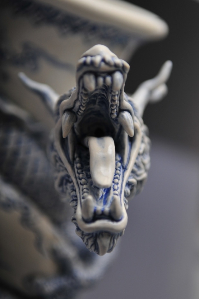 Лепка кувшина-дракона от Johnsona Tsanga