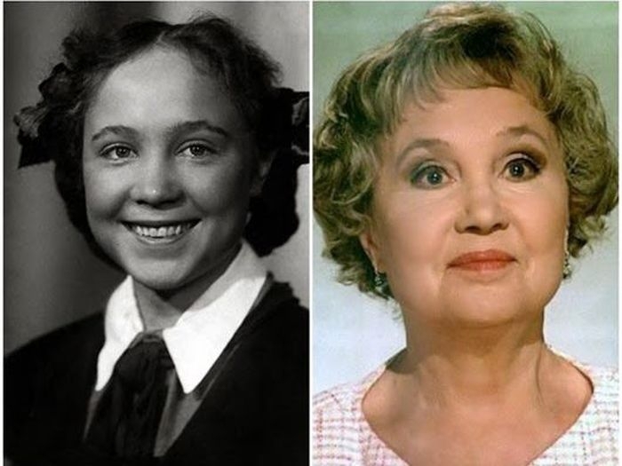 Любимые актеры СССР в детстве и зрелом возрасте