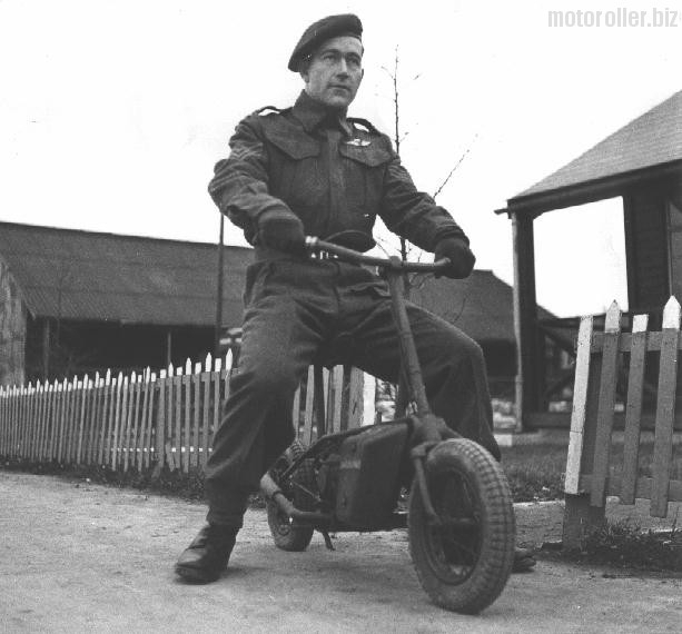 Welbike военный скутер (мотоцикл) Второй Мировой войны  