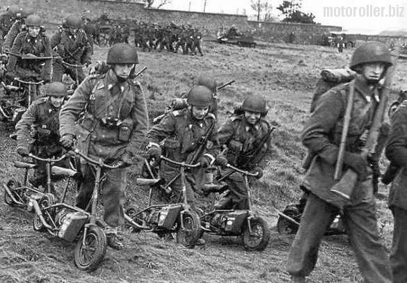 Welbike военный скутер (мотоцикл) Второй Мировой войны  