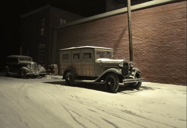  В снегу, 1935 год