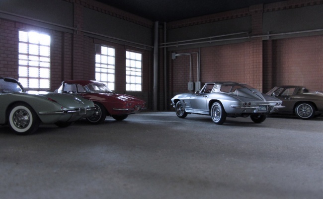  Гараж для Chevrolet Corvette