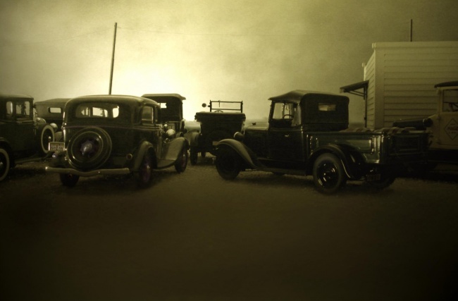 На парковке в 1933 году