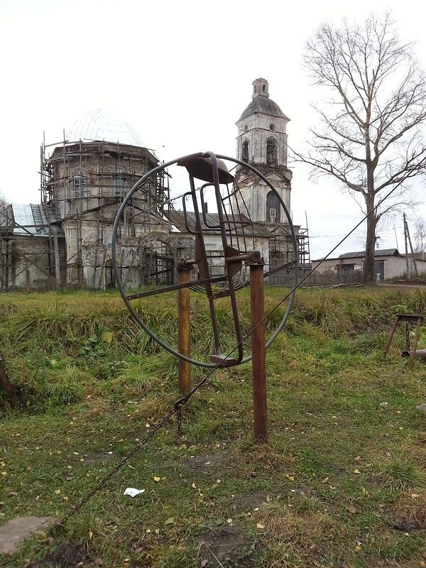 Индустриальная детская площадка в Тверской области