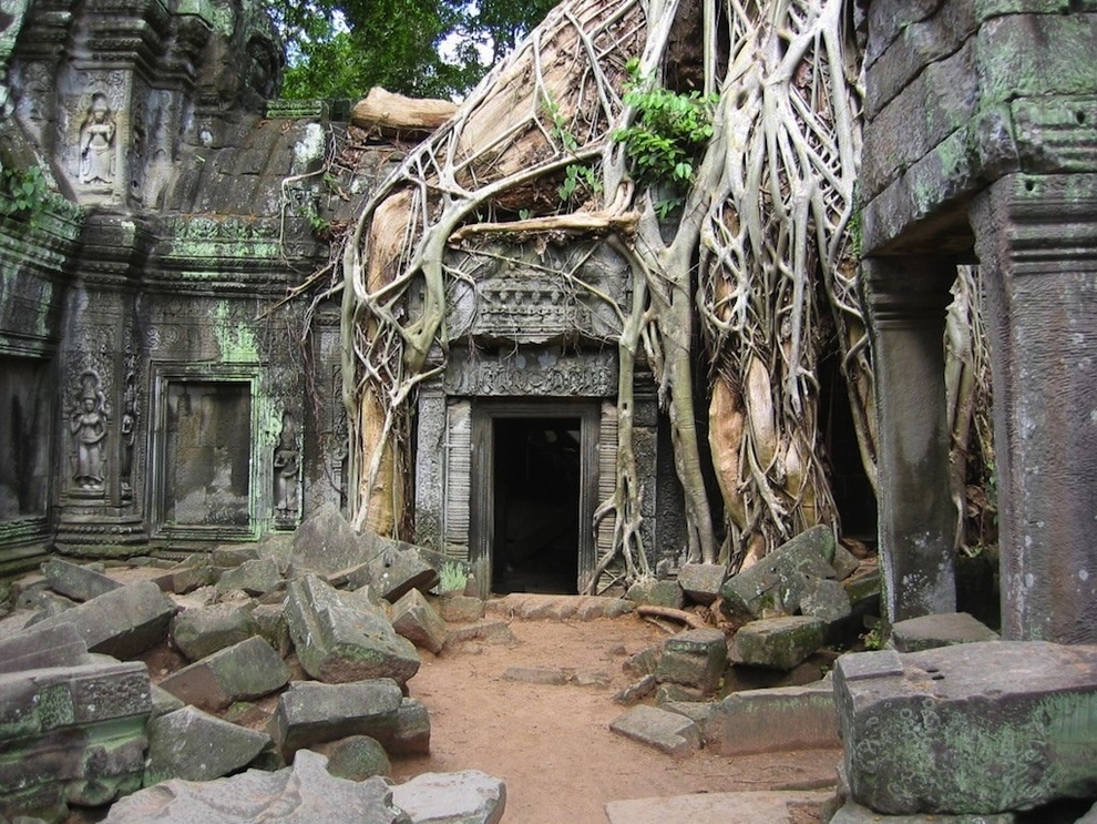 Ангкор Ват в Камбодже.