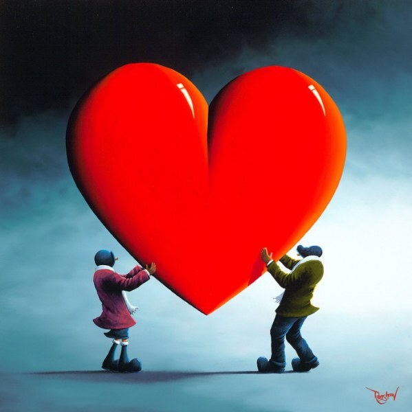 Картины о любви от художника Дэвида Реншоу 
