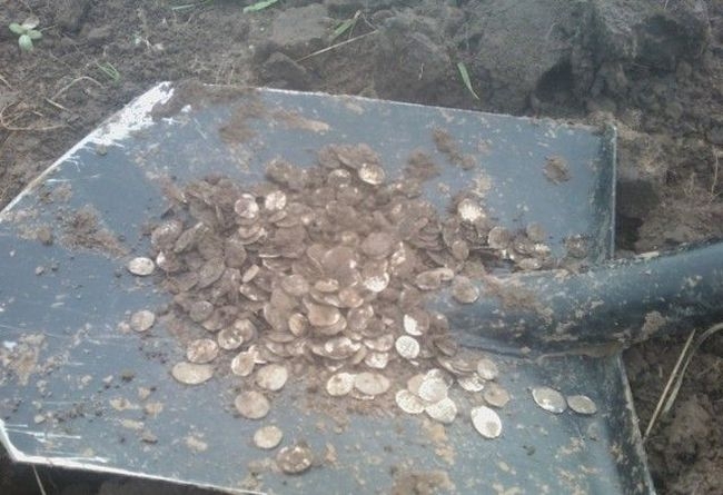 Фото кладов, найденных на территории России совсем недавно