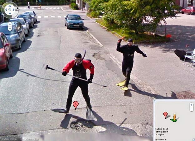 25 курьёзных и комичных момента снятых google street view