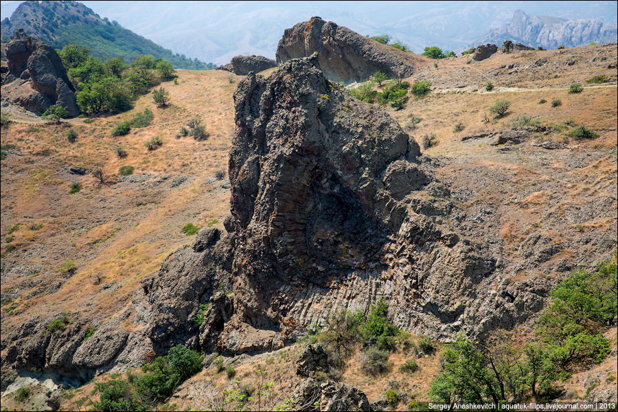 Вулкан Карадаг в Крыму