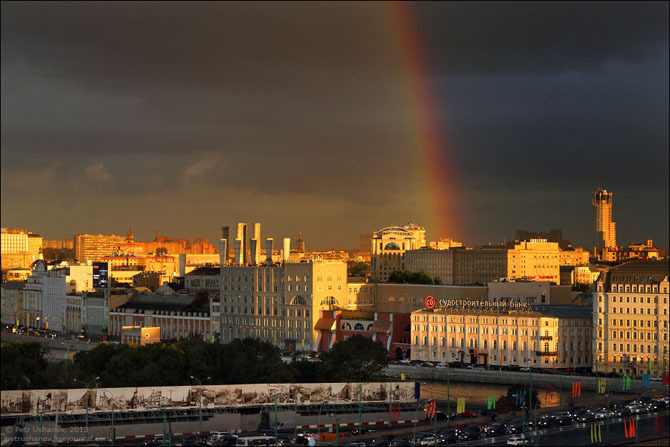 Виды со Спасской башни Московского Кремля