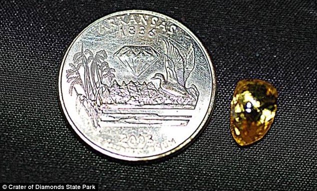 14-летняя американская девочка нашла алмаз в парке Арканзаса