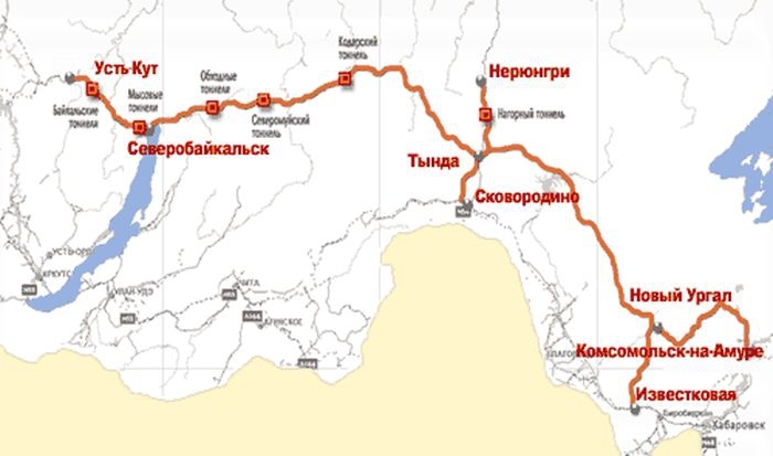 Интересные факты о Байкало-Амурской магистрали