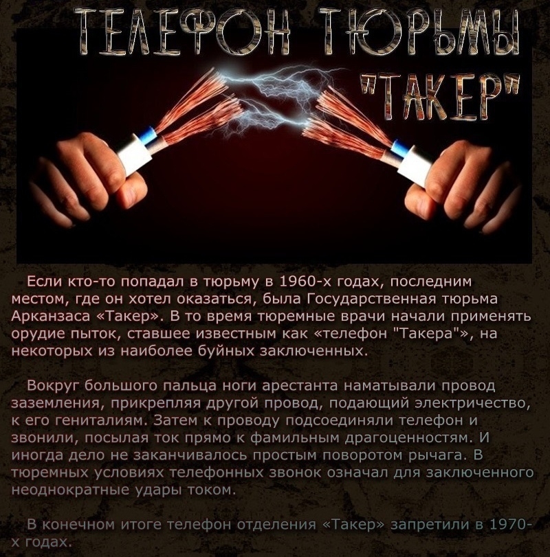 Орудия пыток современности