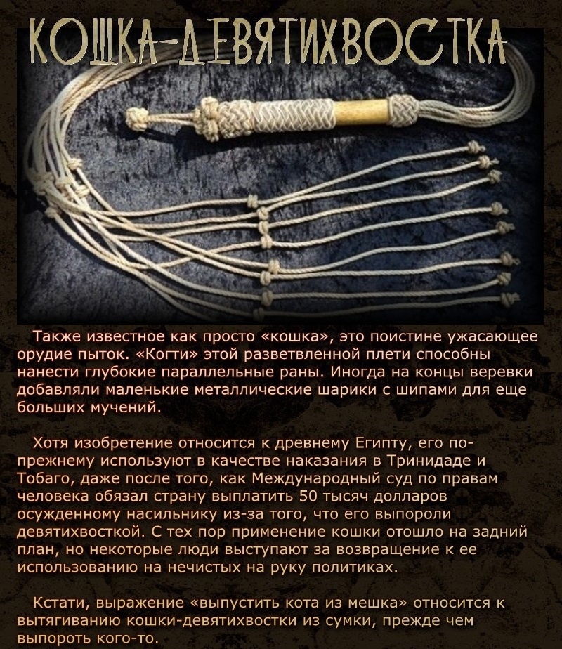 Орудия пыток современности