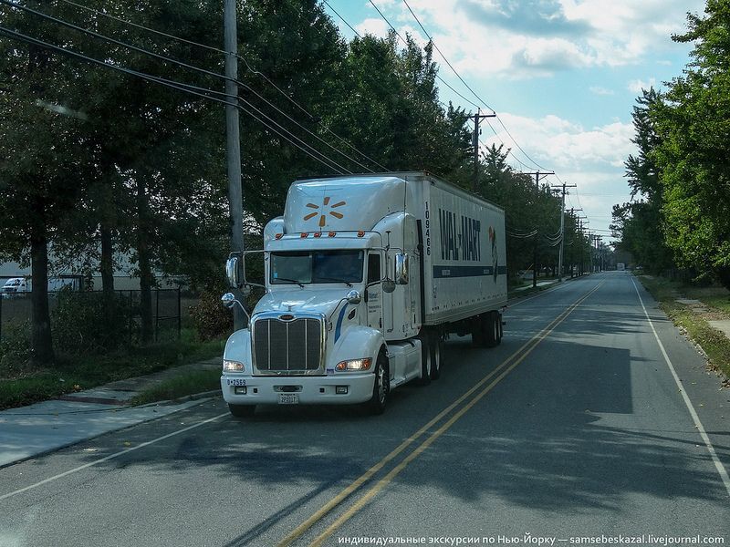 Путешествие в Нью-Джерси в кабине большого американского грузовика