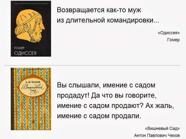 Суть великих книг в одном предложении