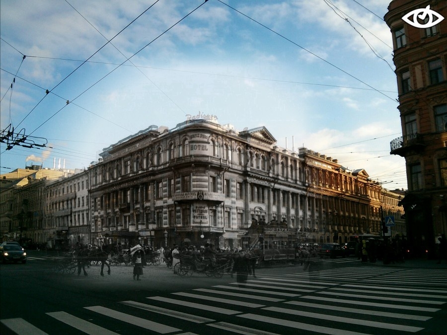 Фотографии Санкт-Петербурга 1900-х и 2013 года