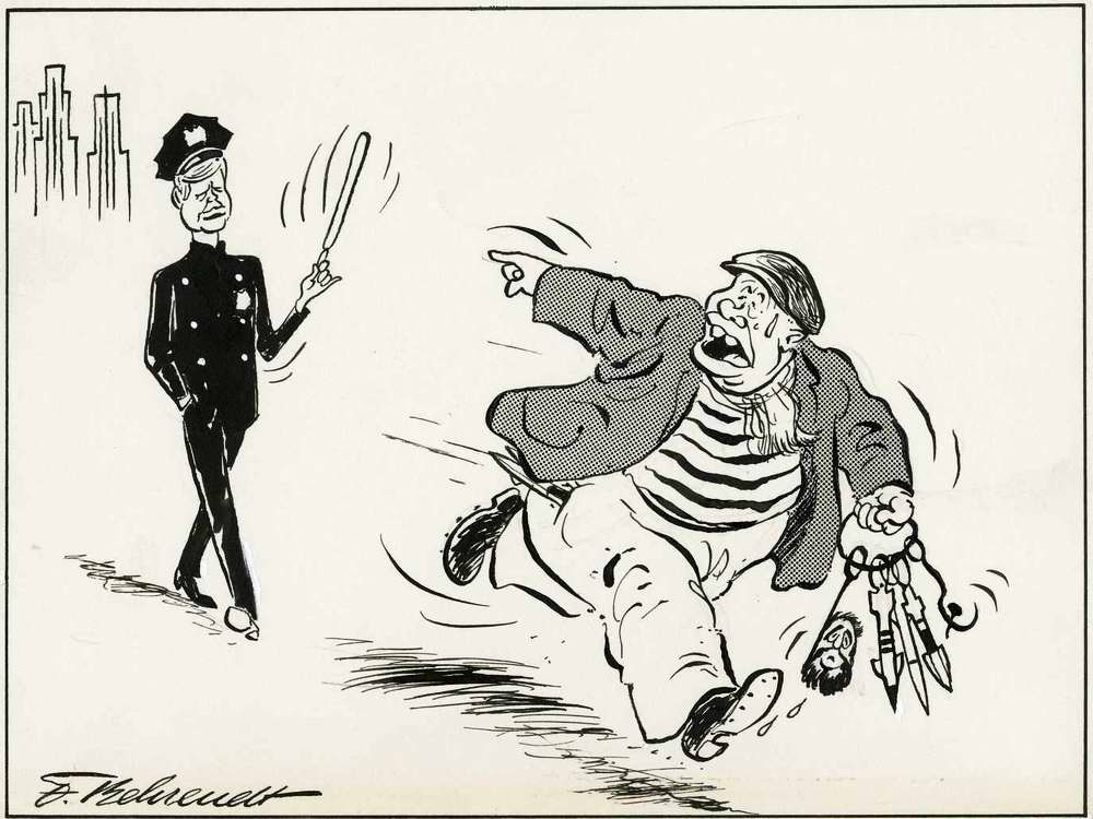 Никита Хрущев и политика СССР на карикатурах 