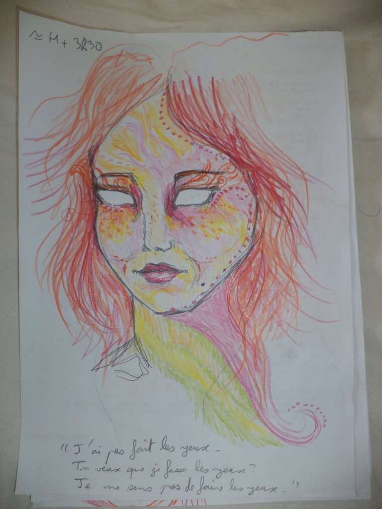  Художник рисует девушку после употребления наркотиков 