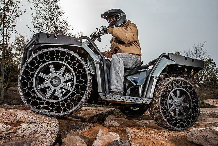 Квадроцикл Polaris ATV получил бескамерные шины