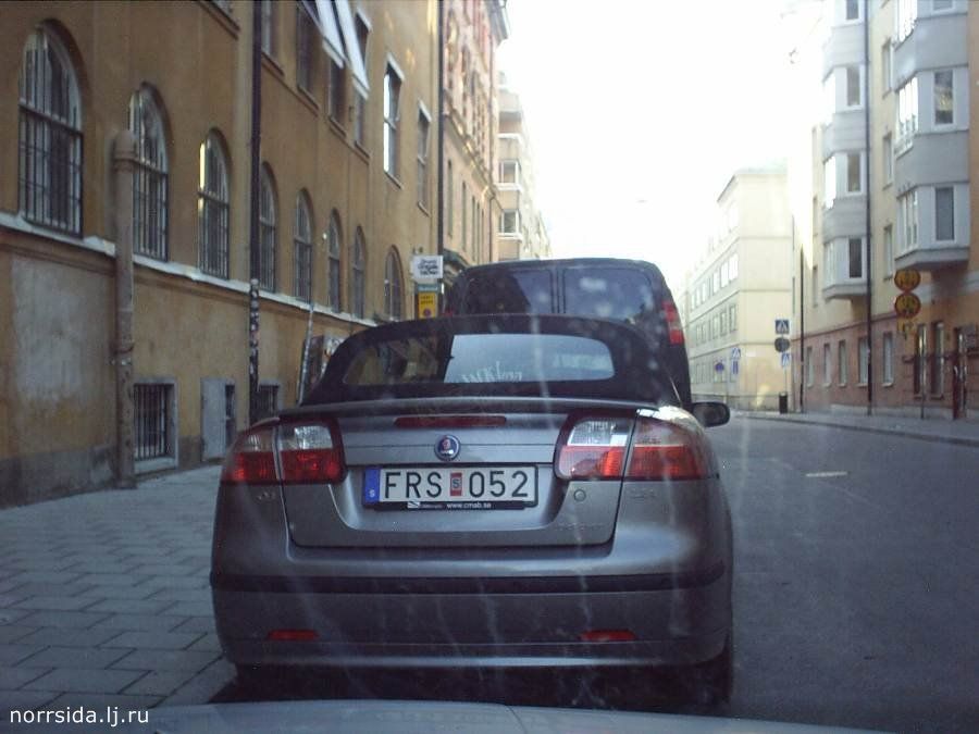Редкие автомобили на шведских дорогах