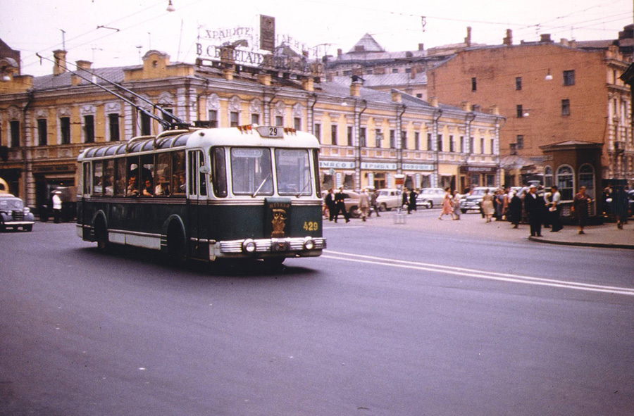 История московского троллейбуса