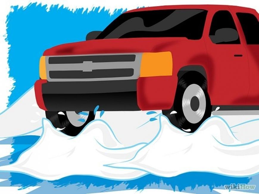Как вытащить машину из снега