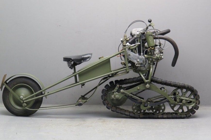 Гусеничный мотоцикл Mercier 1937