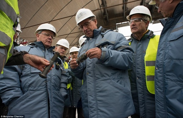 Как строят саркофаг в Чернобыле