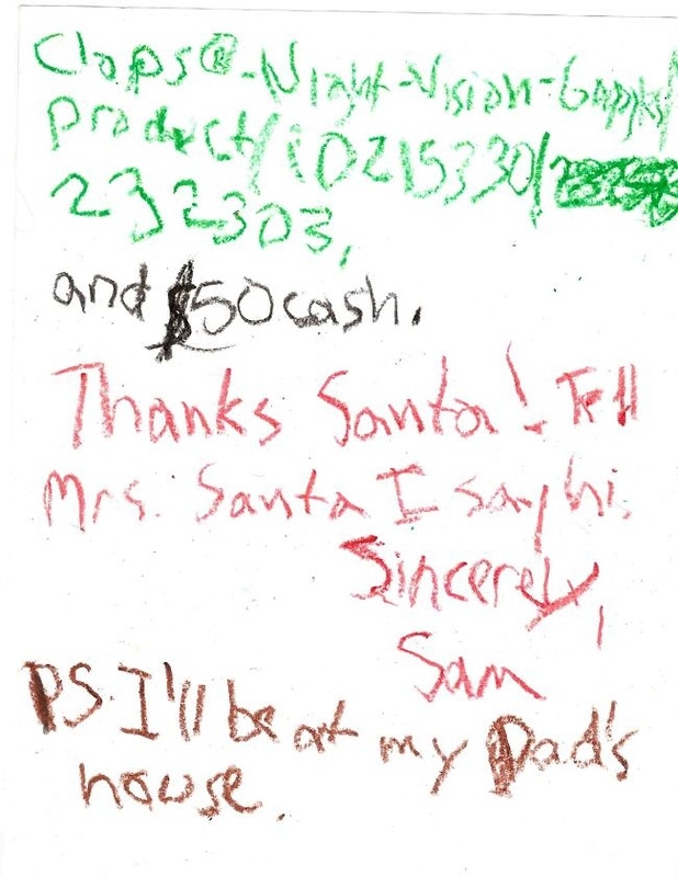 Письмо Санта-Клаусу