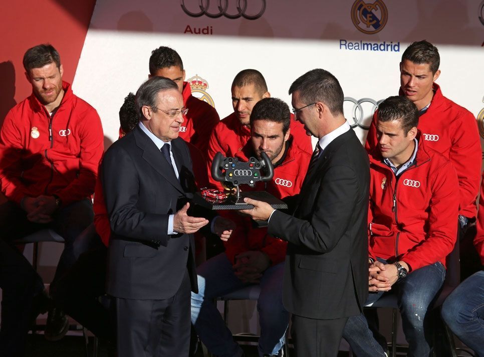 Игроки Реал Мадрида получили подарок от Ауди
