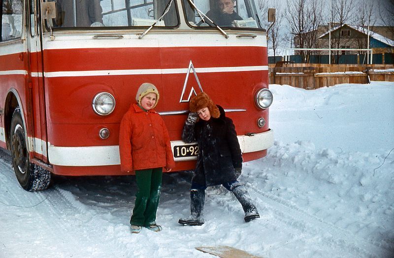 Транспорт на фотографиях иностранных туристов, путешествующих по СССР