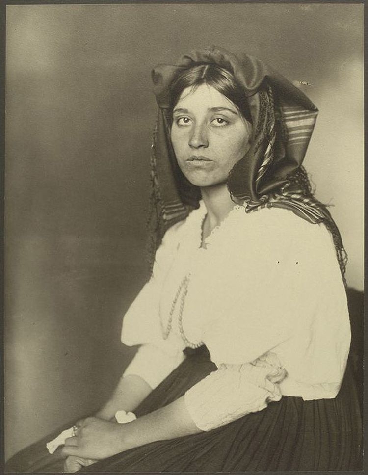 Портреты иммигрантов в США 1905-1909 года