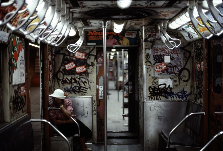 Нью-Йорк метро 1985г