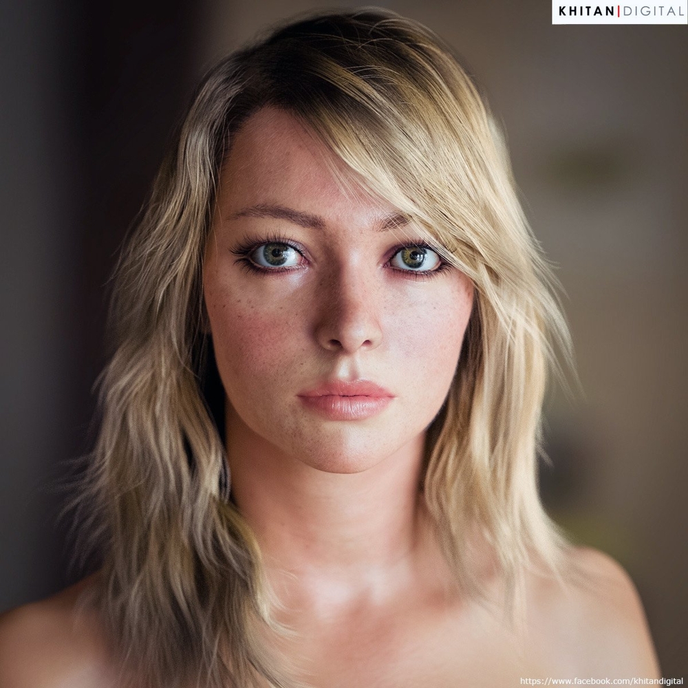 Невероятные реалистичные 3D-портреты