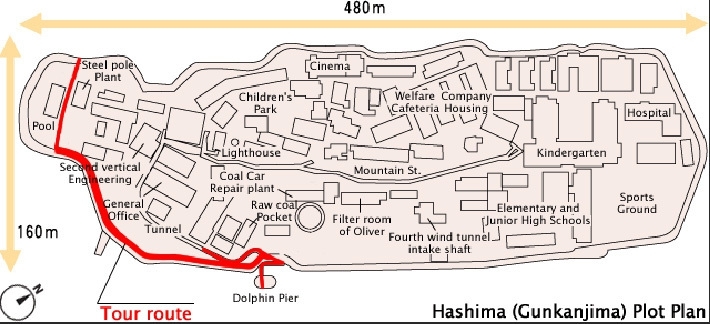 Хасима - заброшенный остров в тихом океане