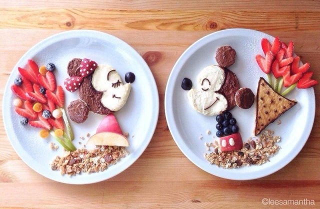 Креативные завтраки для дочерей от находчивой мамы
