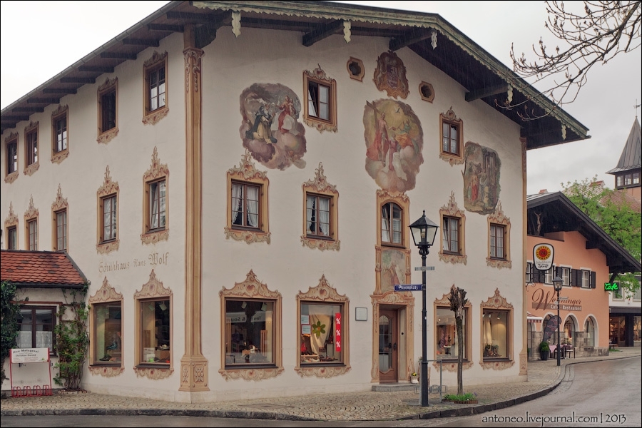  Сказочная деревушка в баварских Альпах