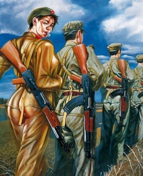 Девушки в китайской армии
